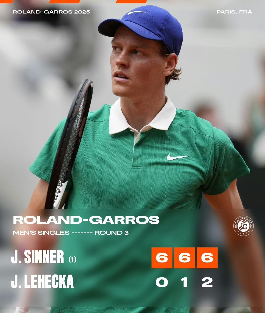 联合杯险胜蒙特卡洛大师赛，辛纳状态火热